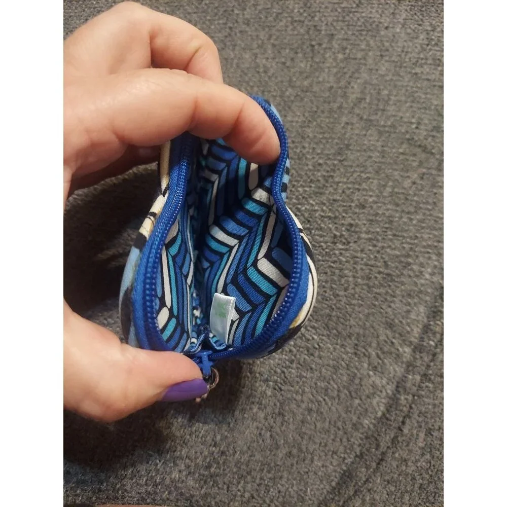 Vera Bradley Sweetheart‎ Coin Purse Blue Whale Discontinued Rare
